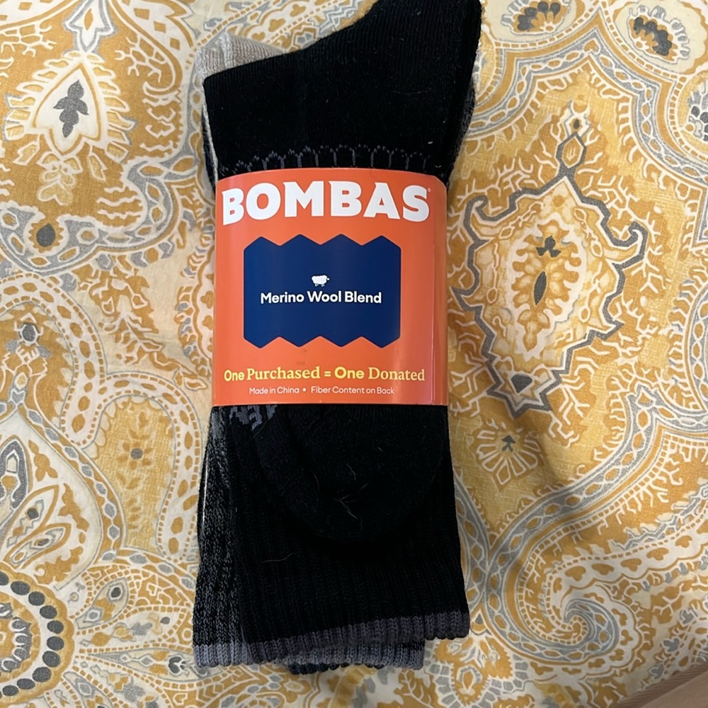 Bombs 4 pack merino wool blend calf/crew socks - 4 pack